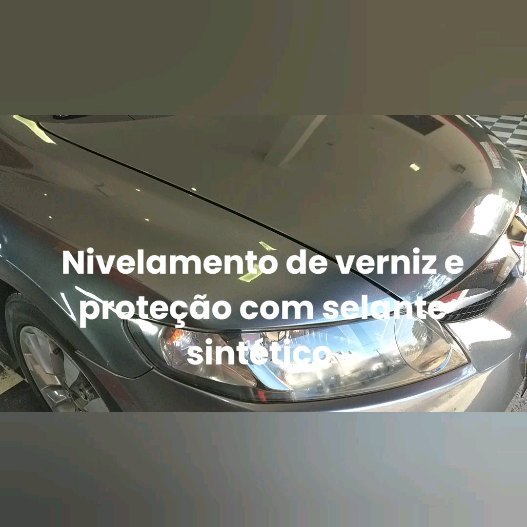 Frame de vídeo: nivelamento de verniz e proteção com selante sintético